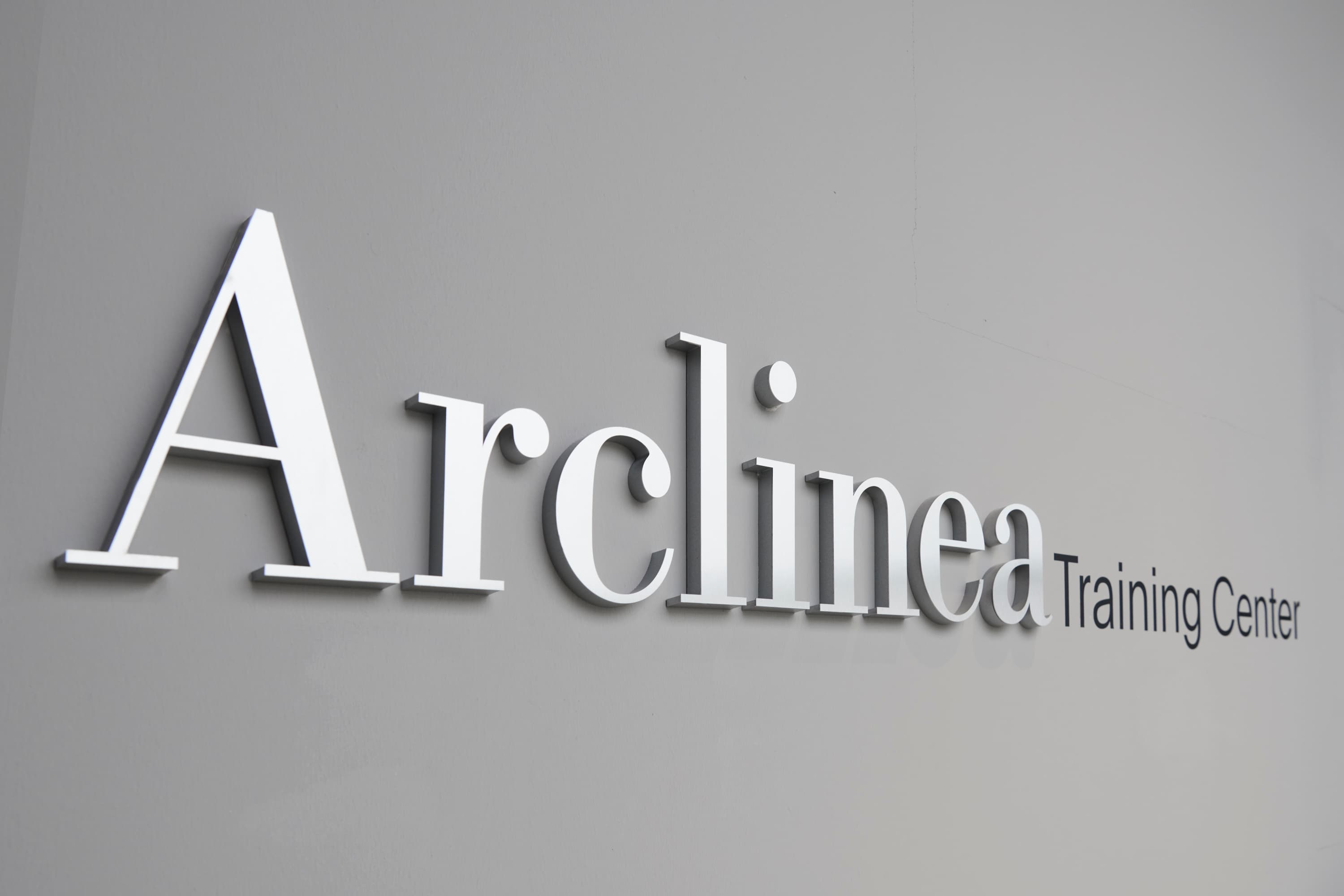 Lettere luminose Arclinea Training Center