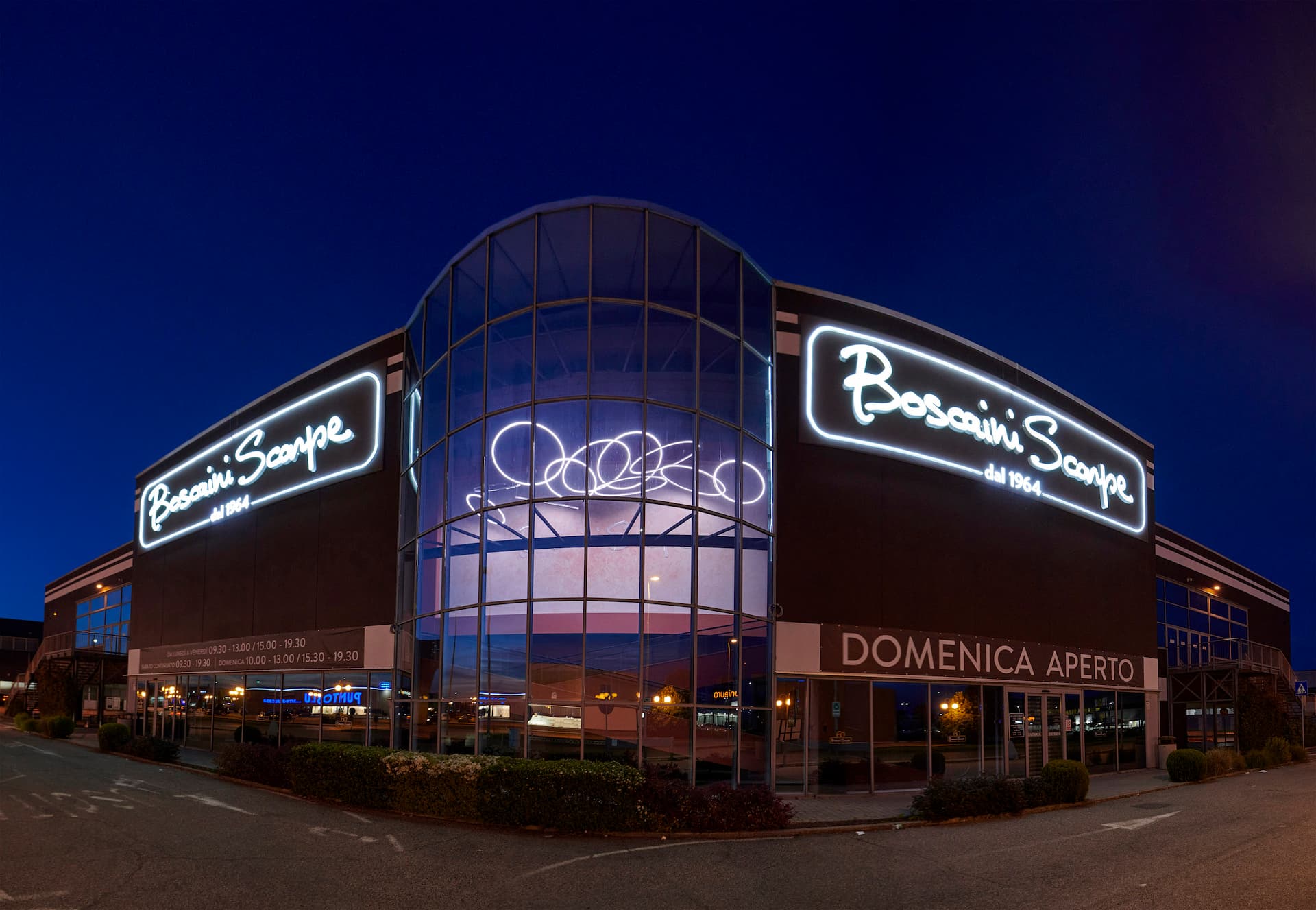 Insegna luminosa LED Boscaini Verona